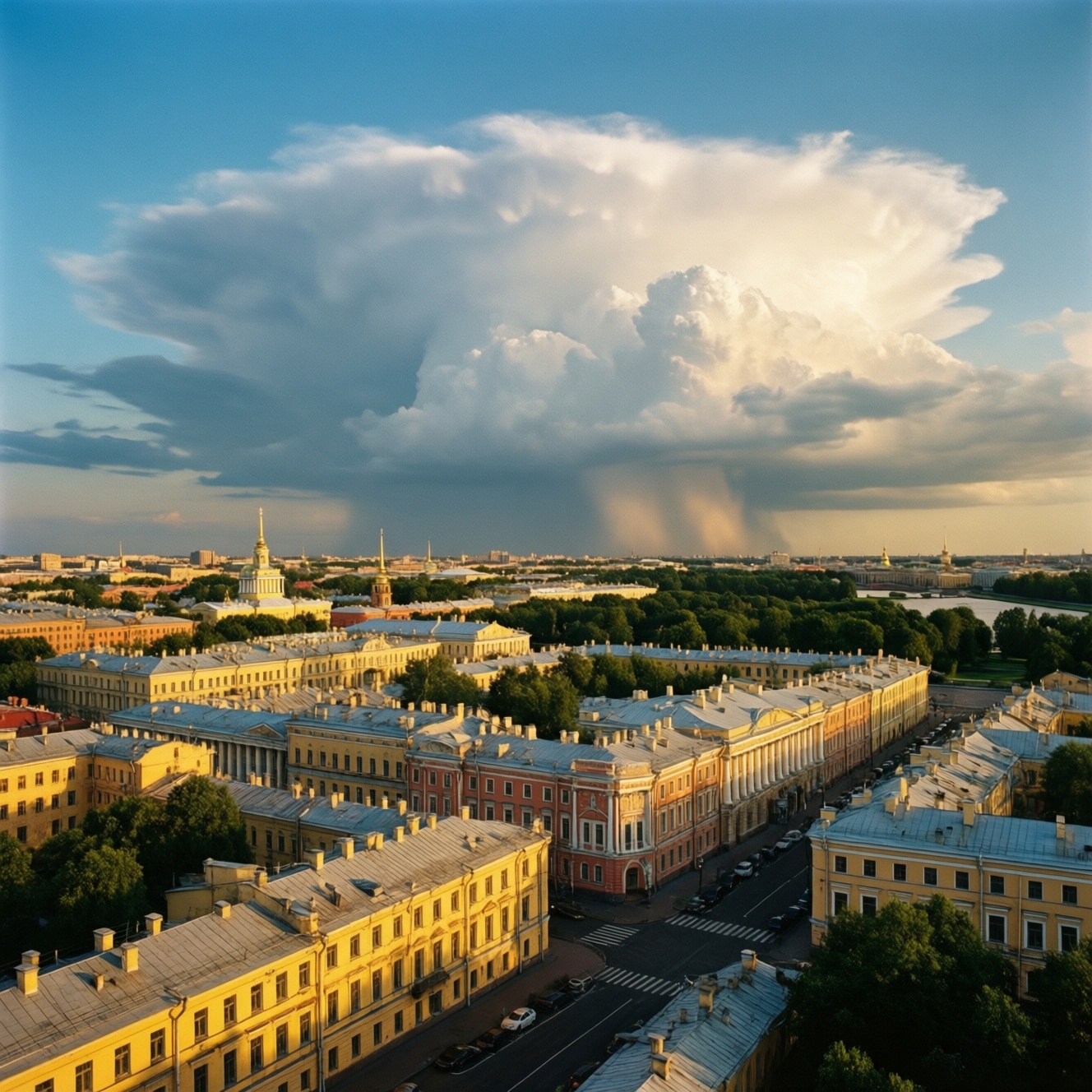 Погода в Санкт-Петербурге 3–4 июня: до +24° и грозы в Ленинградской области